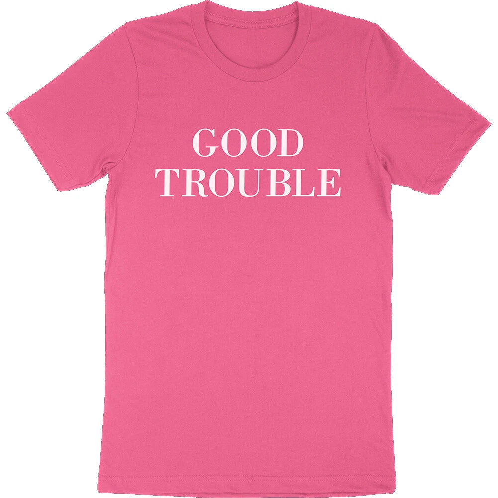 Good Trouble Black Lives Matter Protest No Justice No Peace Activist T-Shirt Tee