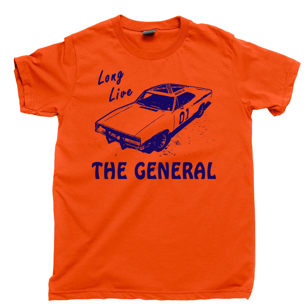 GENERAL LEE T Shirt DUKES of HAZZARD Bo Luke Daisy Duke Tee TV Show DVD Blu Ray