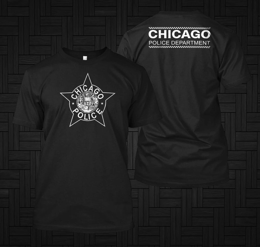 Chicago Police Department United States  -  Custom front and back tee