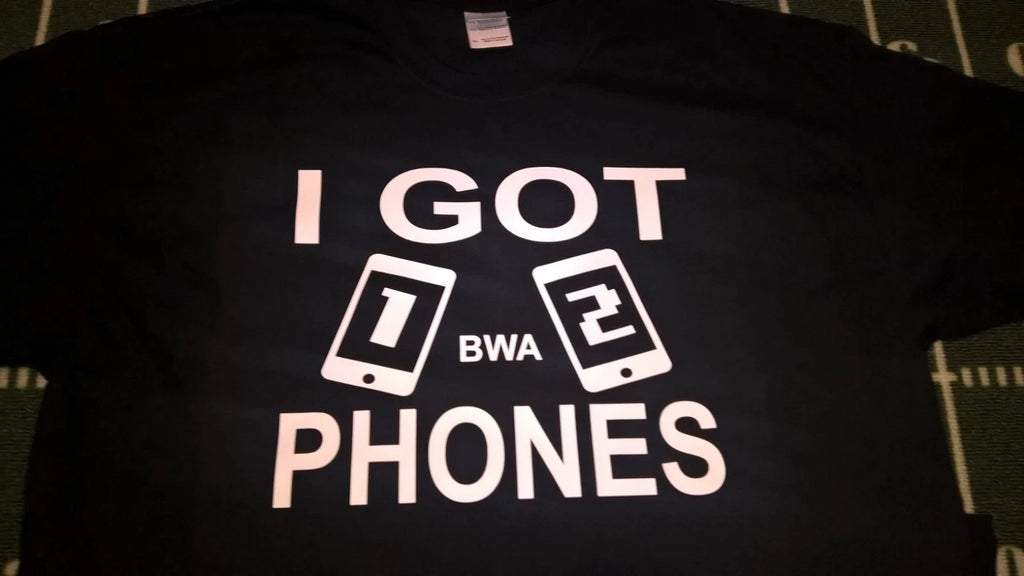 Kevin Gates I got 2 phones T-shirt    BWA   IDGT