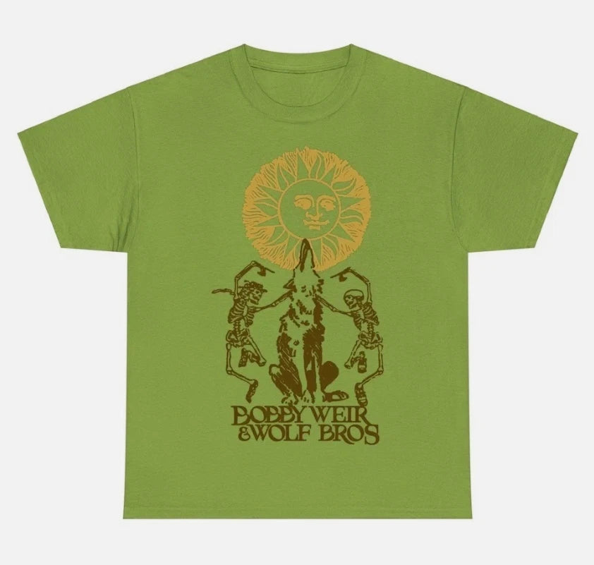 Bob Weir album HOT NEW T-shirt green Short sleeve All sizes