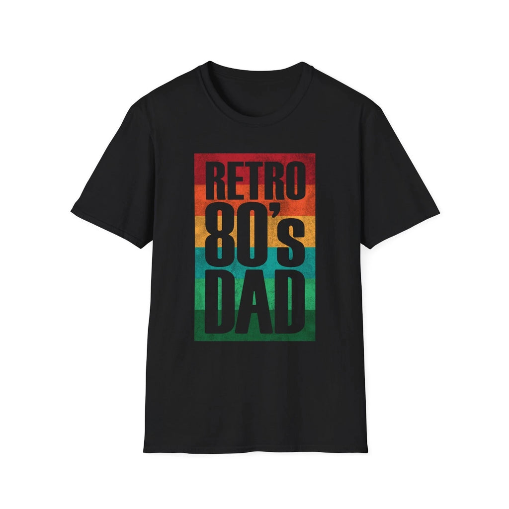 Retro 80's Dad T-Shirt Vintage Eighties Graphic Tee Nostalgia Father's Day Gift