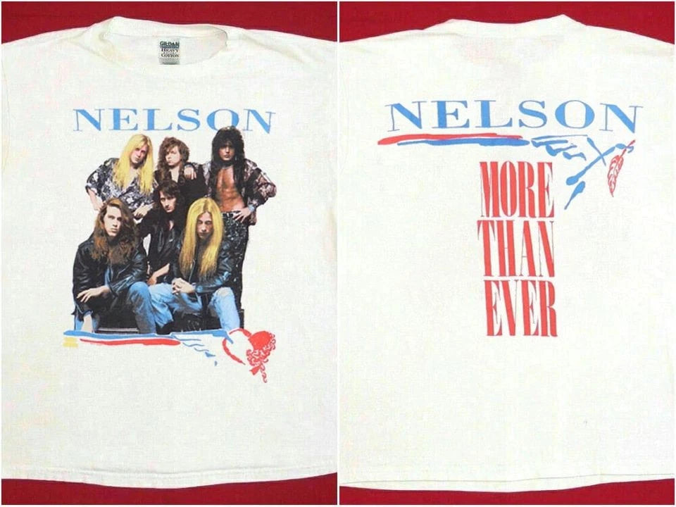 1991 Nelson Rock Band More Than Ever T-Shirt