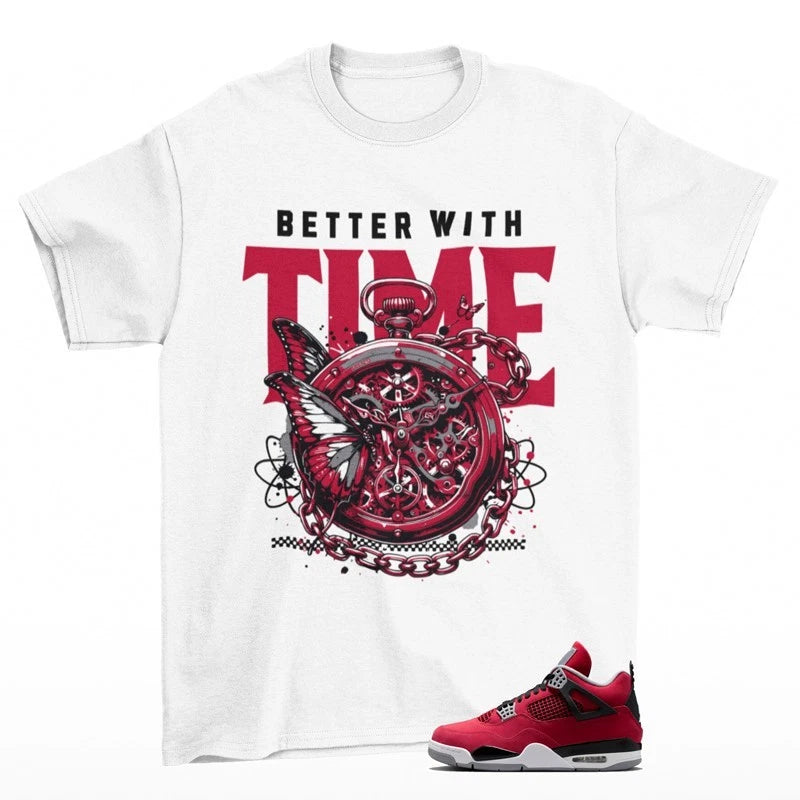 Timeless Sneaker Shirt White to Match Jordan 4 Toro FQ8138-600