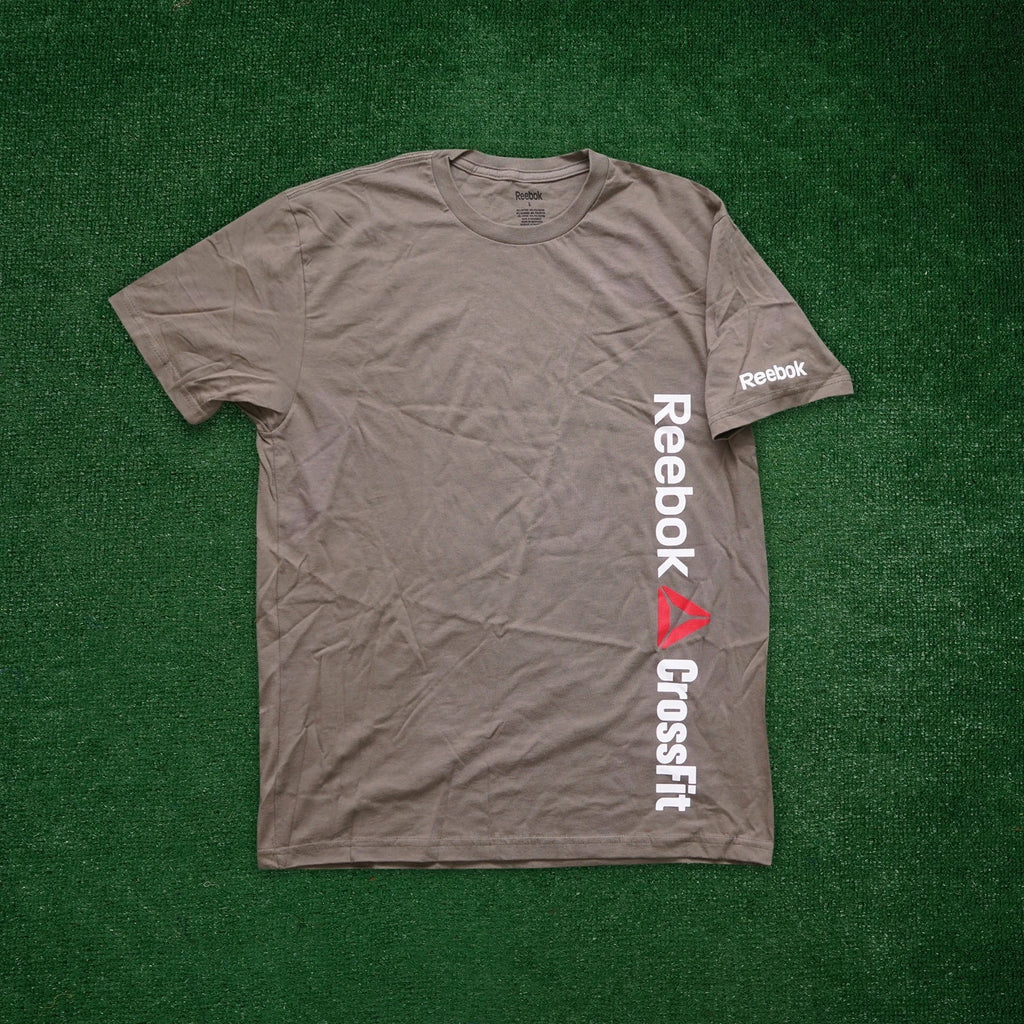 Reebok CrossFit Side Logo Men's (Olive Green) Graphic T-Shirt