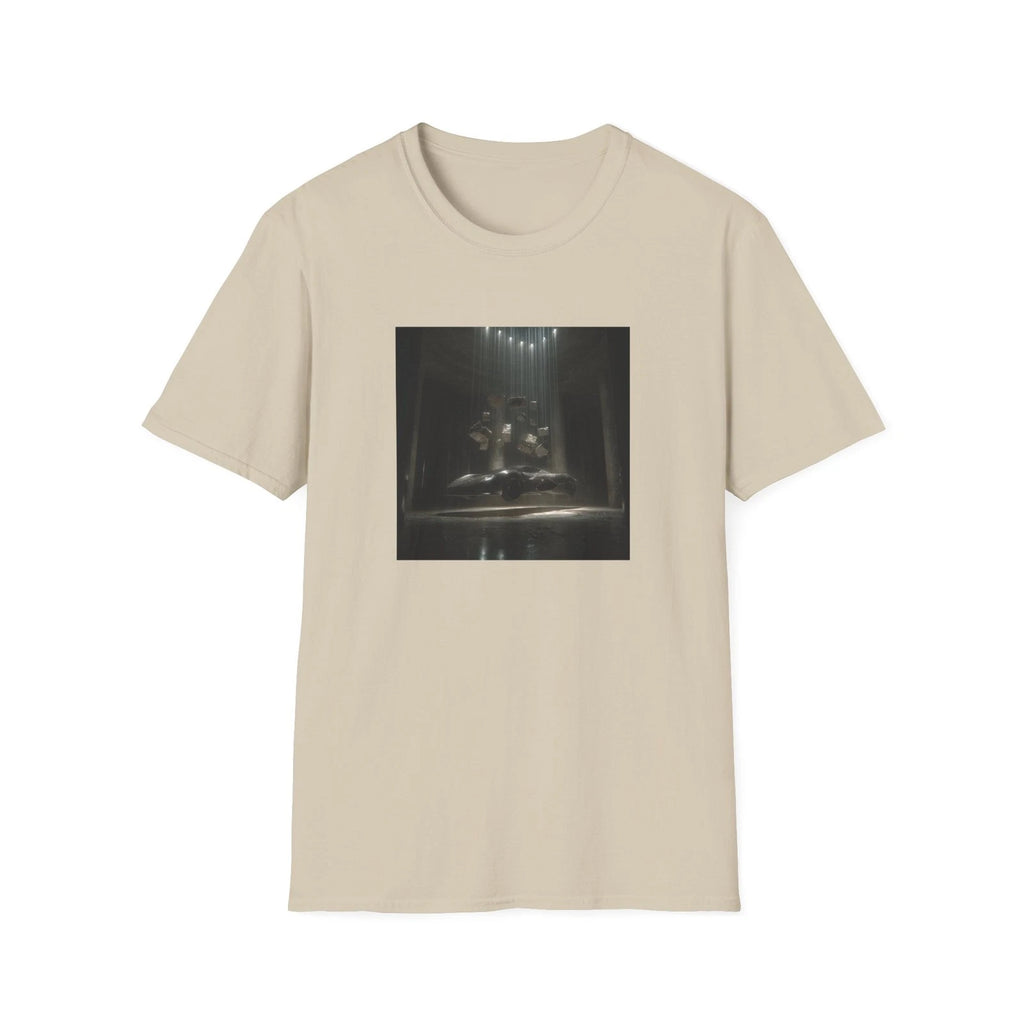 Candlelit Gothic Statue T Shirt | Dark Fantasy Art Graphic Tee | Unisex