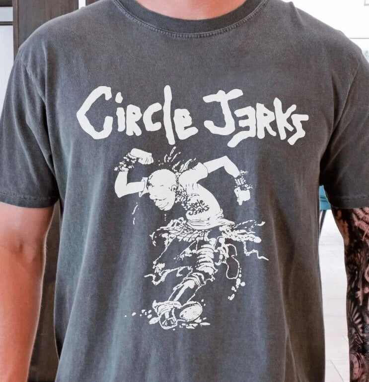 Circle Jerks Skank Man T-Shirt Punk Rock Band on Comfort Colors 1717 Tee