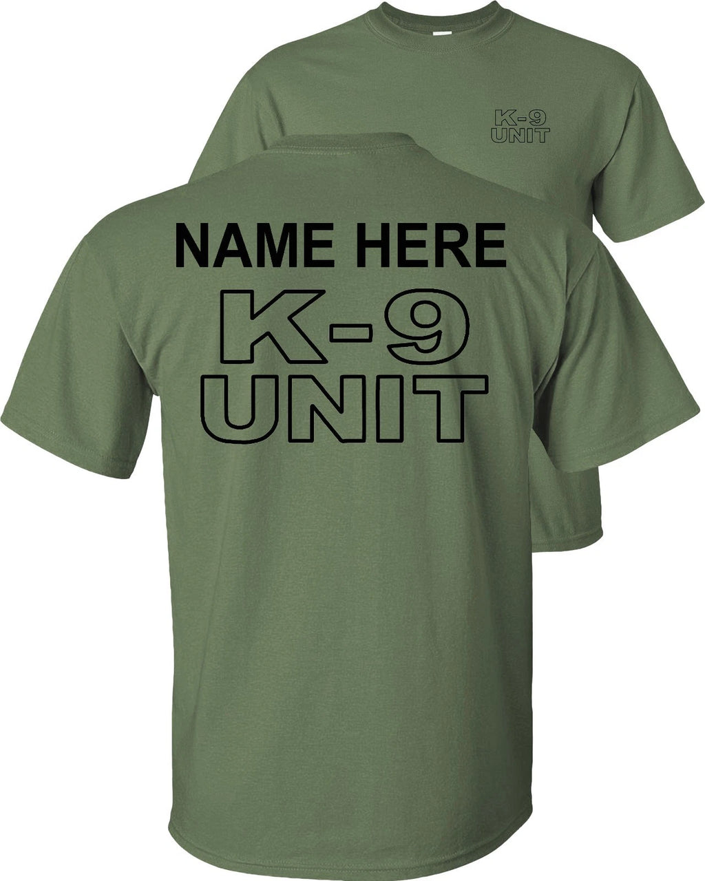 Custom Police K-9 Unit T-Shirt