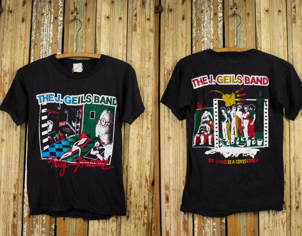 Vintage The J. Geils Band Freeze Frame Concert T Shirt 1982