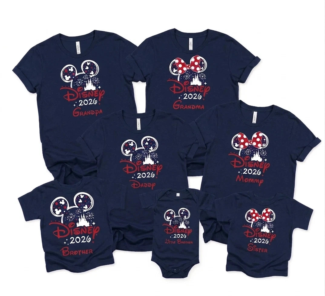 Disney Trip T-Shirt Disneyworld Shirt Disneyland Vacation Family Matching Tshirt