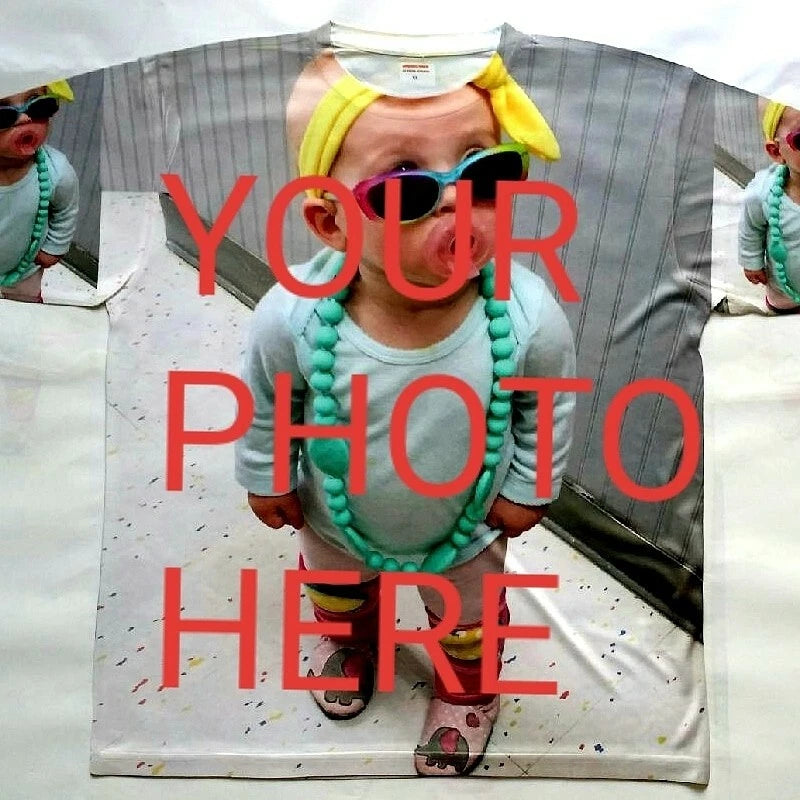 Personalized Sublimated T Shirt with 1 image of your choice.