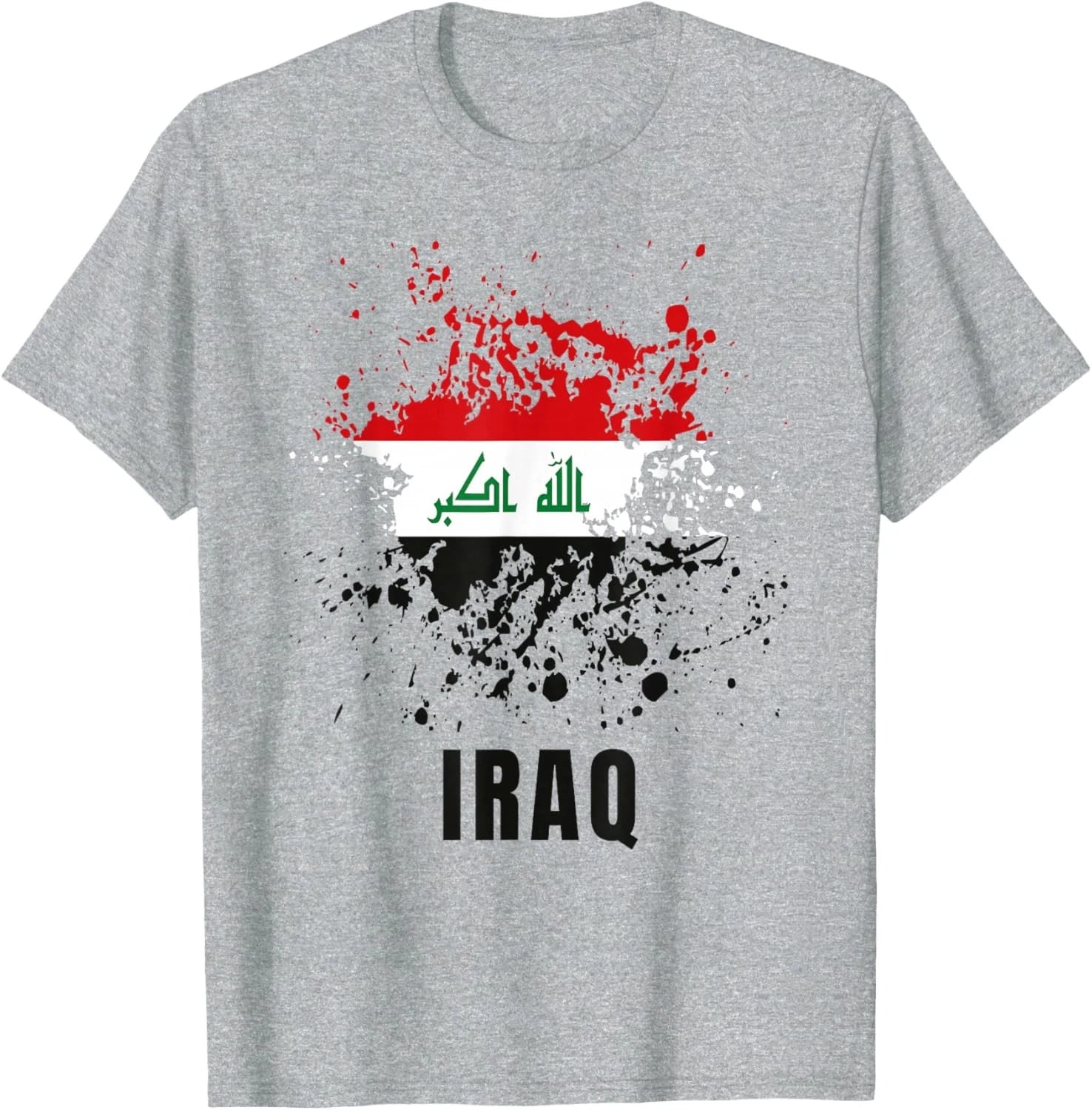 Iraq Retro Vintage Watercolors Sport Iraqi Flag Souvenir Unisex T-Shirt