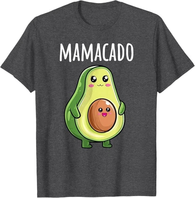 Pregnancy Announcement Shirts Women Mom Funny Mamacado T-Shirt