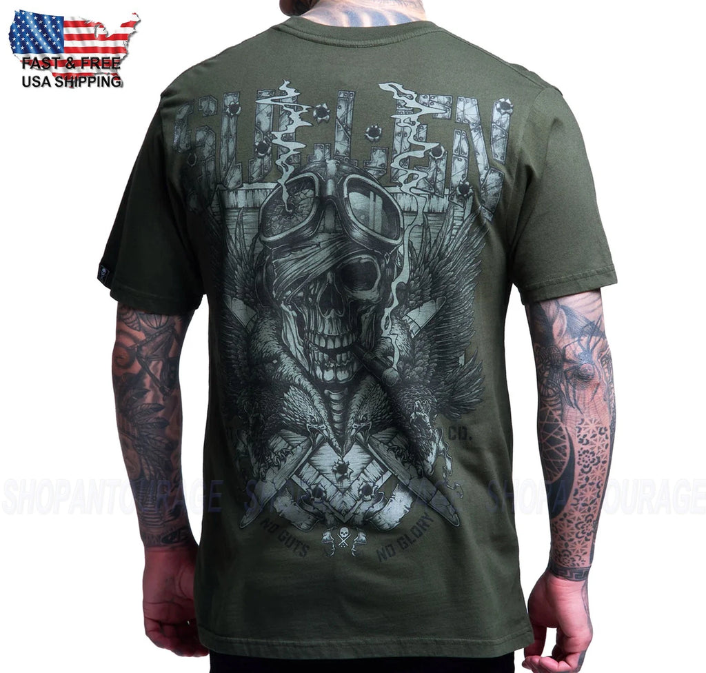 Sullen Art Collective Fighter Premium Fit SCM7695 Short Sleeve T-shirt For Men