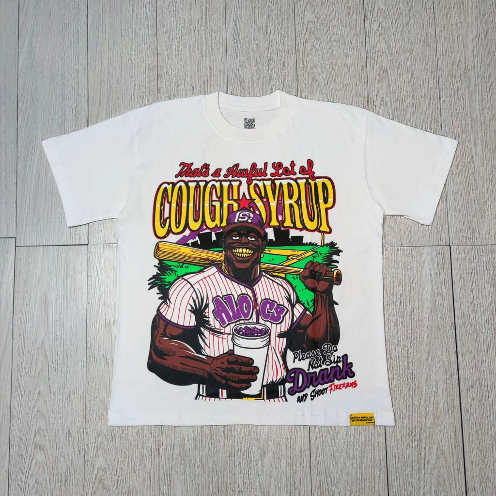 THAT'S A AWFUL LOT OF COUGH SYRUP Loose and casual T-shirt
