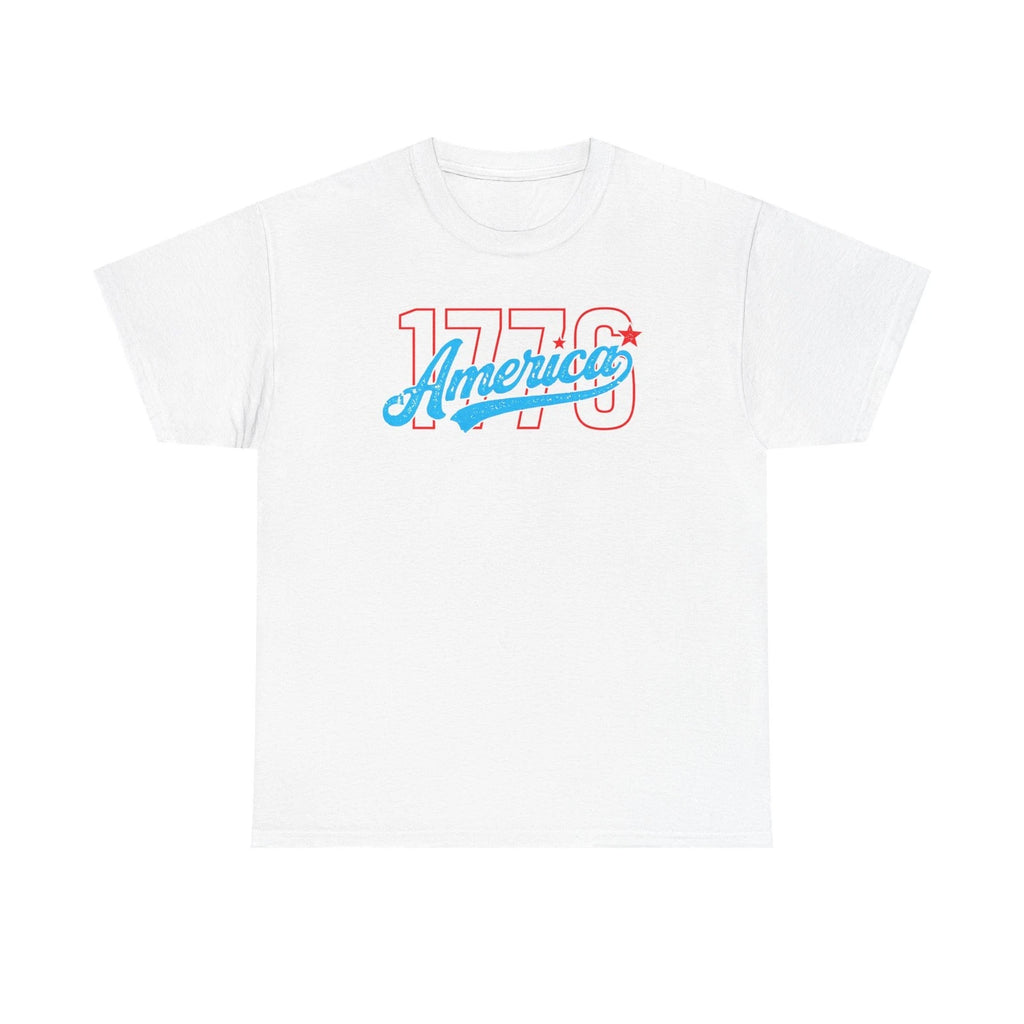 Retro America 1776 T-Shirt | Patriotic Fourth of July Tee