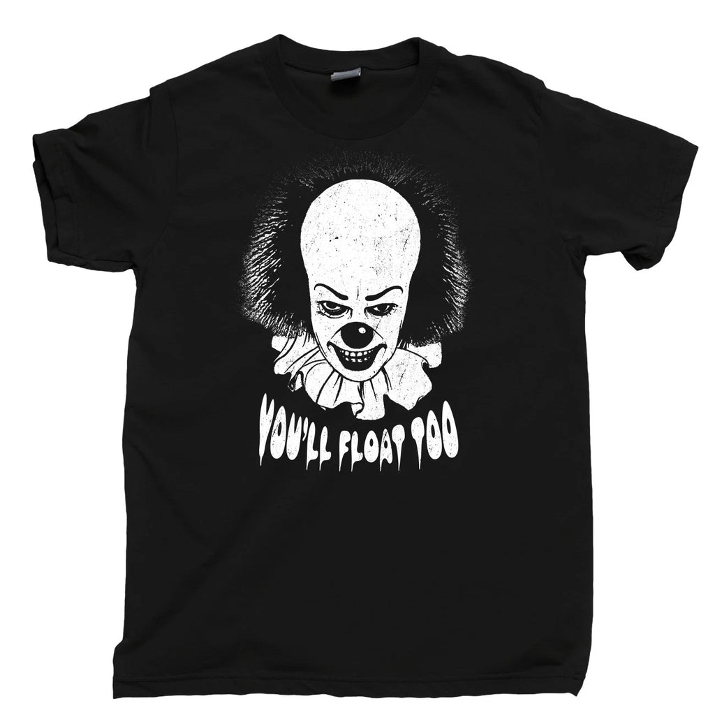 PENNYWISE The Dancing Clown T Shirt Tim Curry Stephen King IT Book Movie DVD Tee