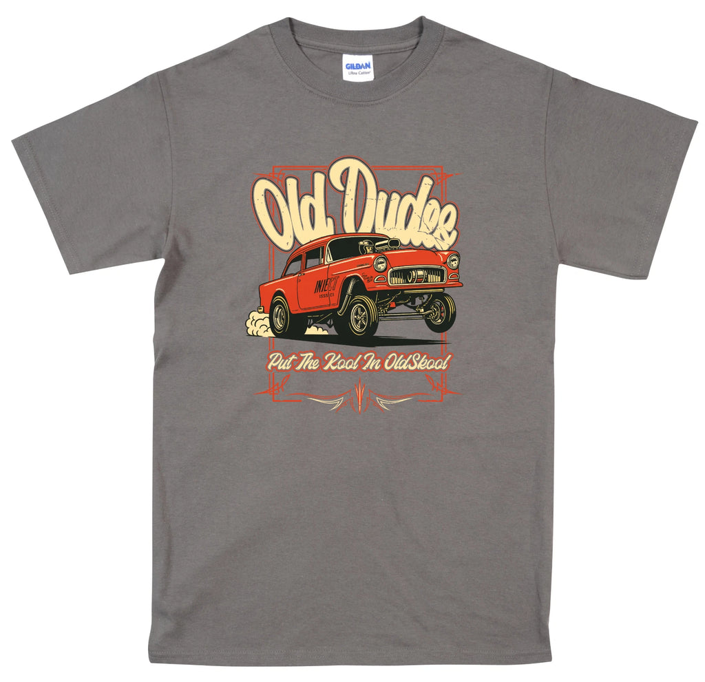 chevy gasser Racing Hotrod T Shirt Custom Graphic Print Classic Car S-5XL