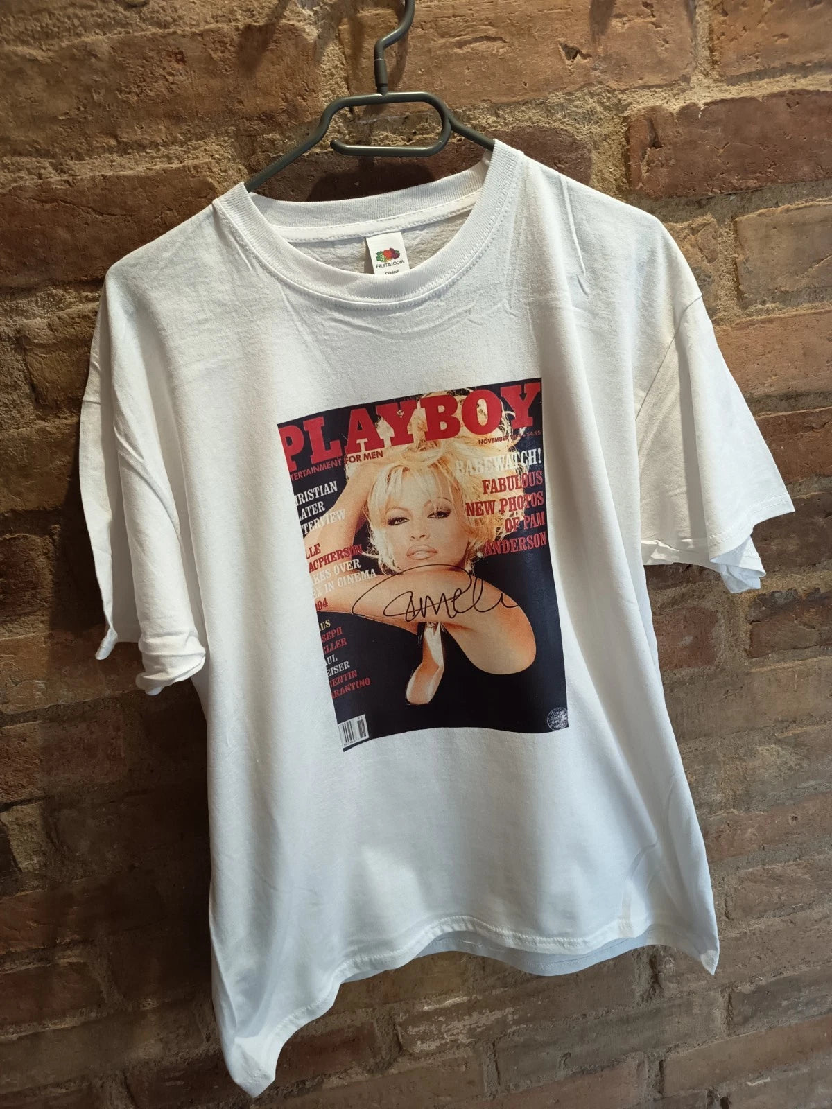pamela anderson vintage retro y2k opium mens t shirt size L