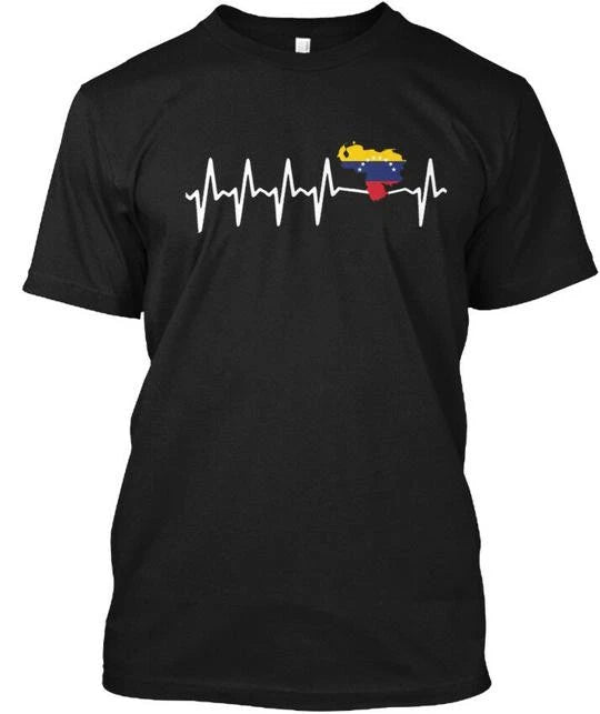 Venezuela Map Flag Pride - 0i T-Shirt Made in the USA Size S to 5XL