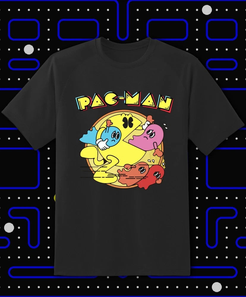 Pac Man Retro 80's Shirt Adult & Youth sizes! Fast Ship!