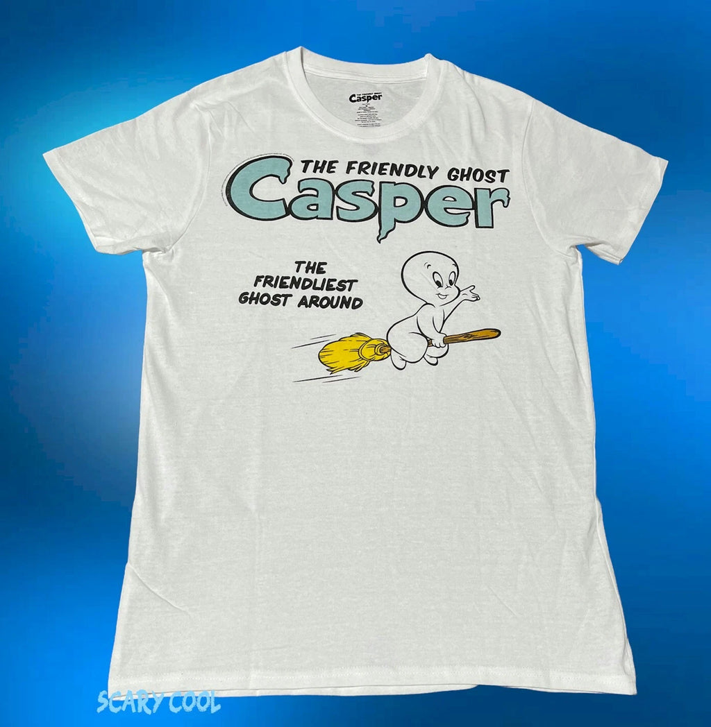 New Casper the Friendly Ghost Vintage Mens Throwback T-Shirt