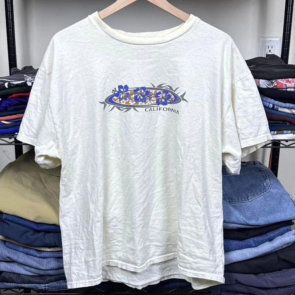 California y2k style simple graphic