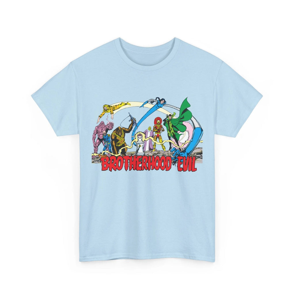Brotherhood of Evil T-Shirt George Perez Art New Teen Titans Vintage-Style Tee