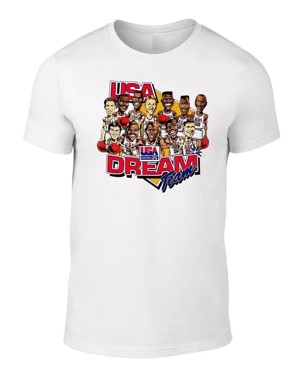 1992 Dream Team Big Head Style T-shirt