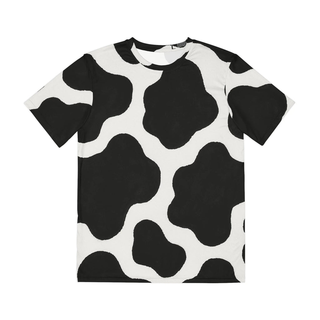 All Over Print T Shirt Inked Simple Cow Spot Pattern