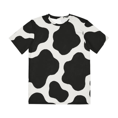 All Over Print T Shirt Inked Simple Cow Spot Pattern
