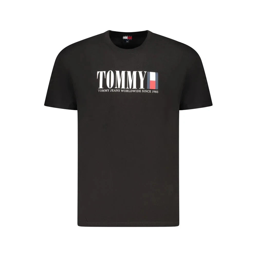 Tommy Hilfiger "Black Cotton Men's T-Shirt"