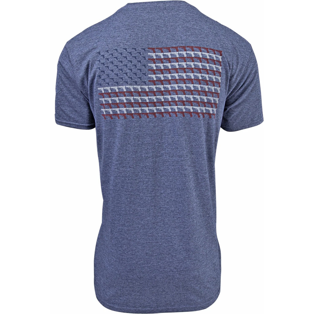 NEW - Genuine Glock OEM Pistol T-Shirt Navy Blue M, L, XL, 2XL - FREE SHIPPING