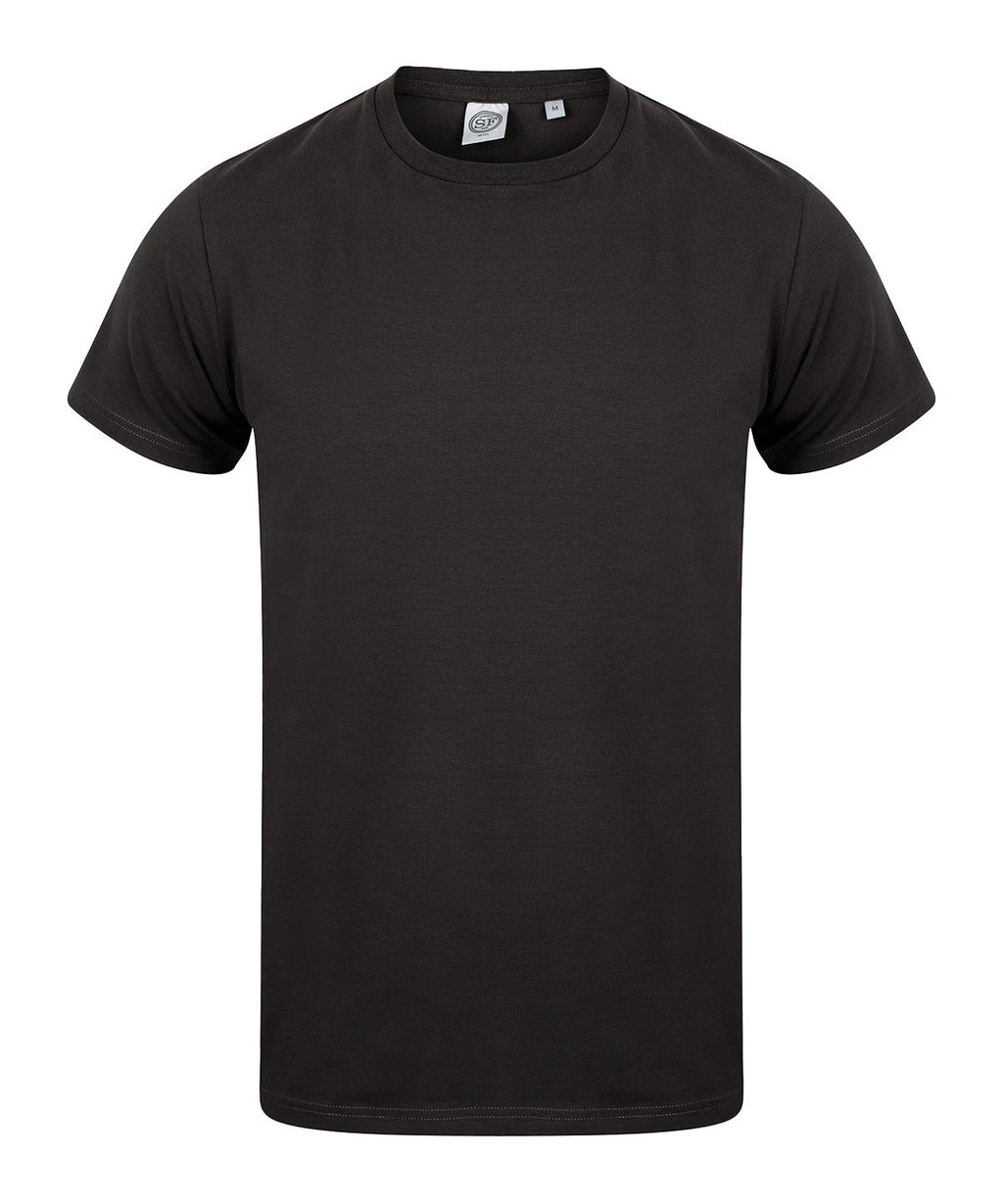 SF Men's feel good stretch t-shirt - Soft stretch crew neck t-shirt