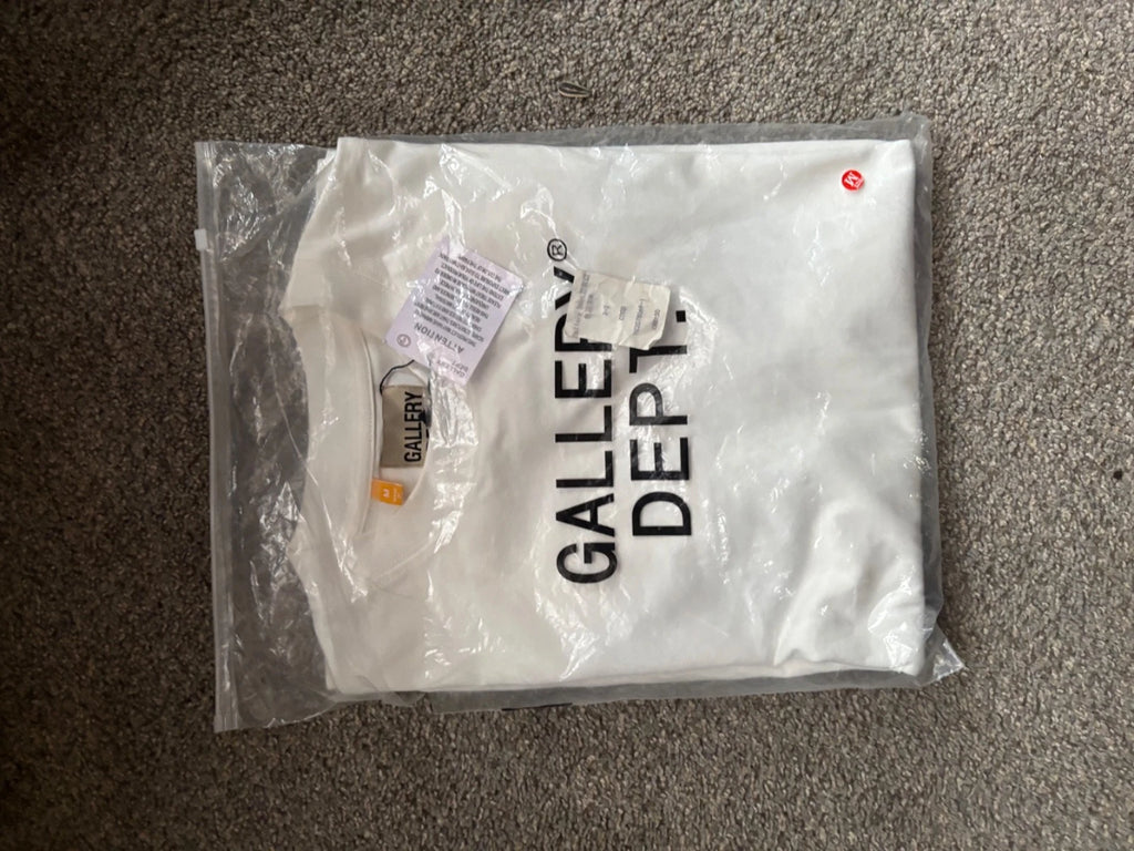 de la galerie white long sleeve shirt mens medium