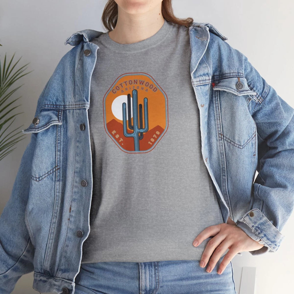 Cottonwood, Arizona, Unisex Heavy Cotton Tee