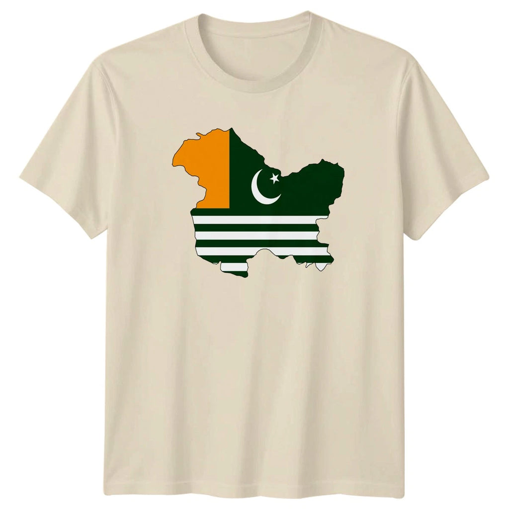 Azad Kashmir Flag Map T-Shirt Kashmir Pride Heritage Gift For Him And Her