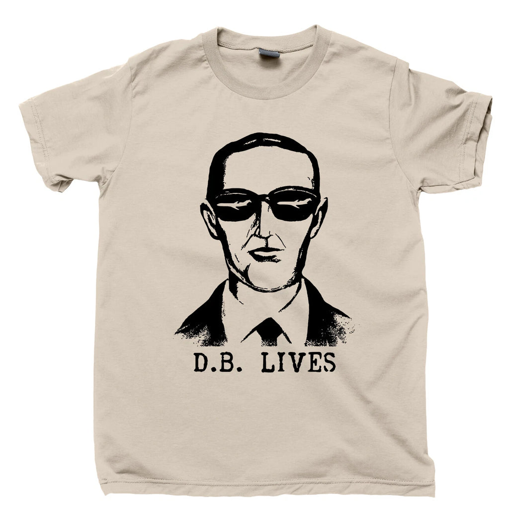 DB Cooper T Shirt Air Plane Hijacker Skydiving Parachute Ransom Bills Poster Tee