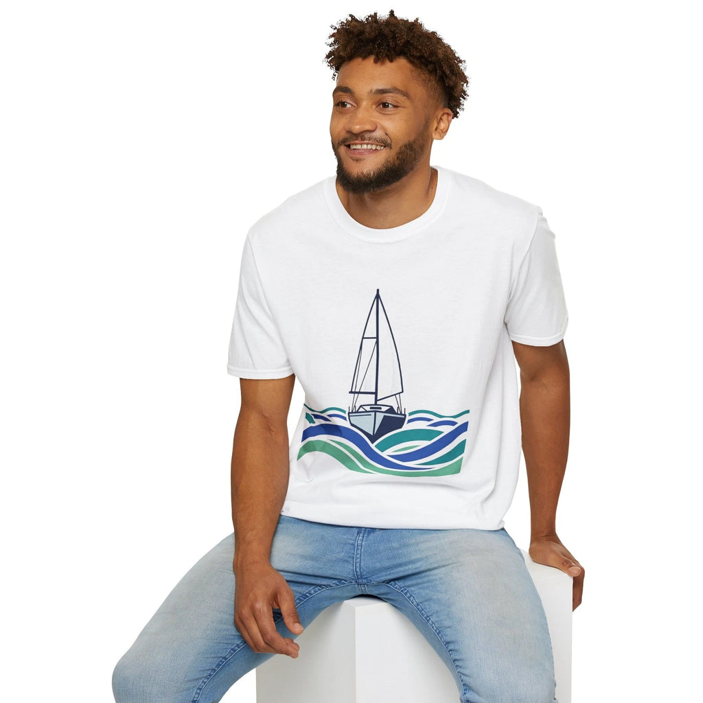 SAILING BOAT Unisex Softstyle T-Shirt