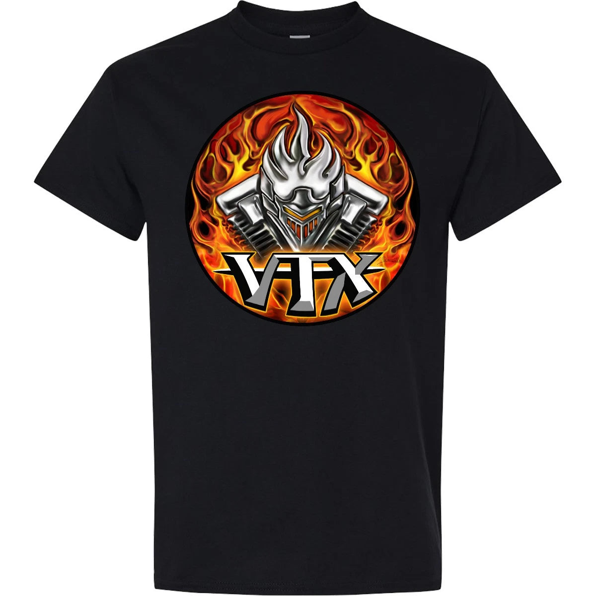 Inktastic VTX Flaming Motor T-Shirt WickedApparel By Michael Spano Wickedskulls