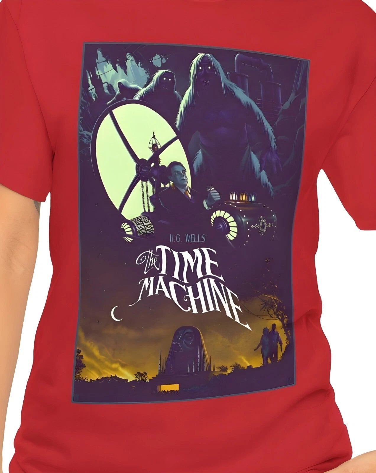 The Time Machine (1960) T-Shirt Time travel Sci-Fi George Pal Rod Taylor Future