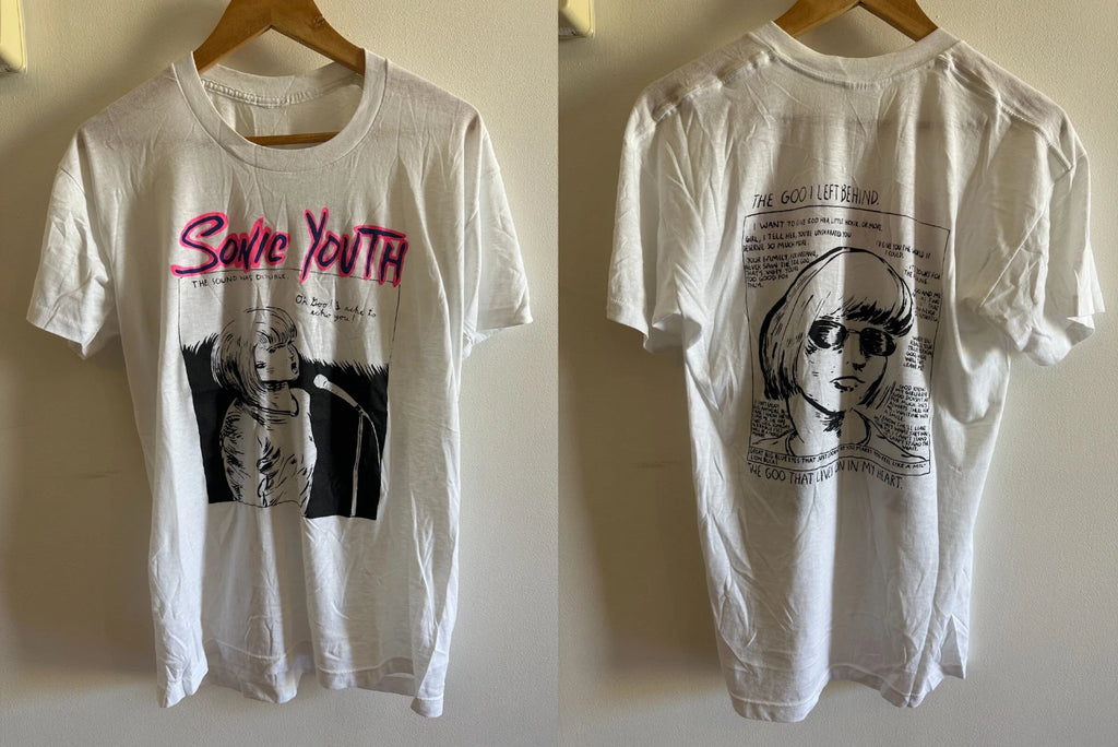 Vintage White Sonic Youth T-Shirt
