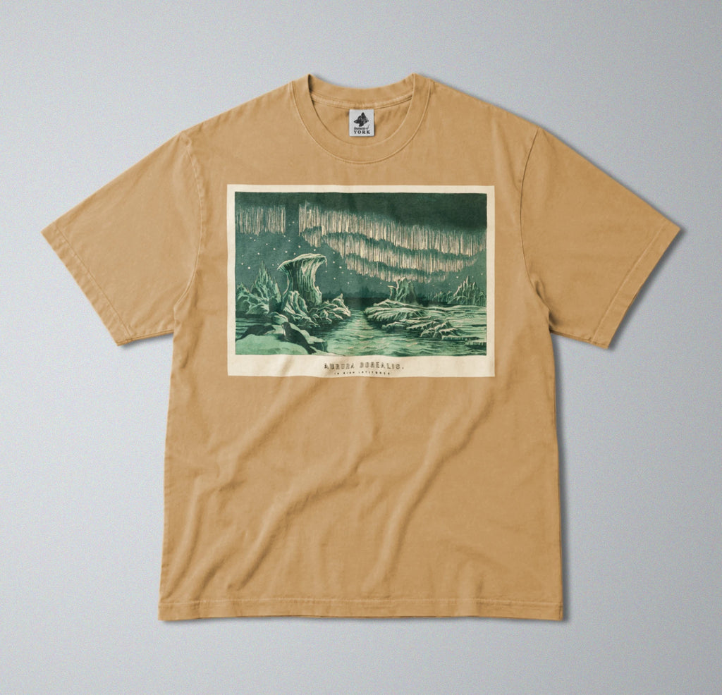 100% Cotton Tee - Regular Fit - Unisex - Aurora Borealis - Northern Lights