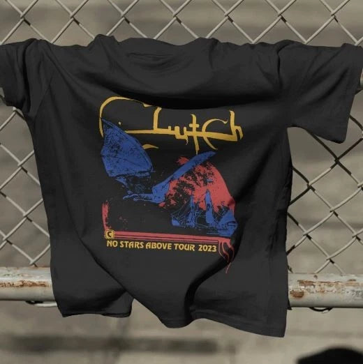 CLUTCH NO STARS ABOVE 2023 TOUR T SHIRT