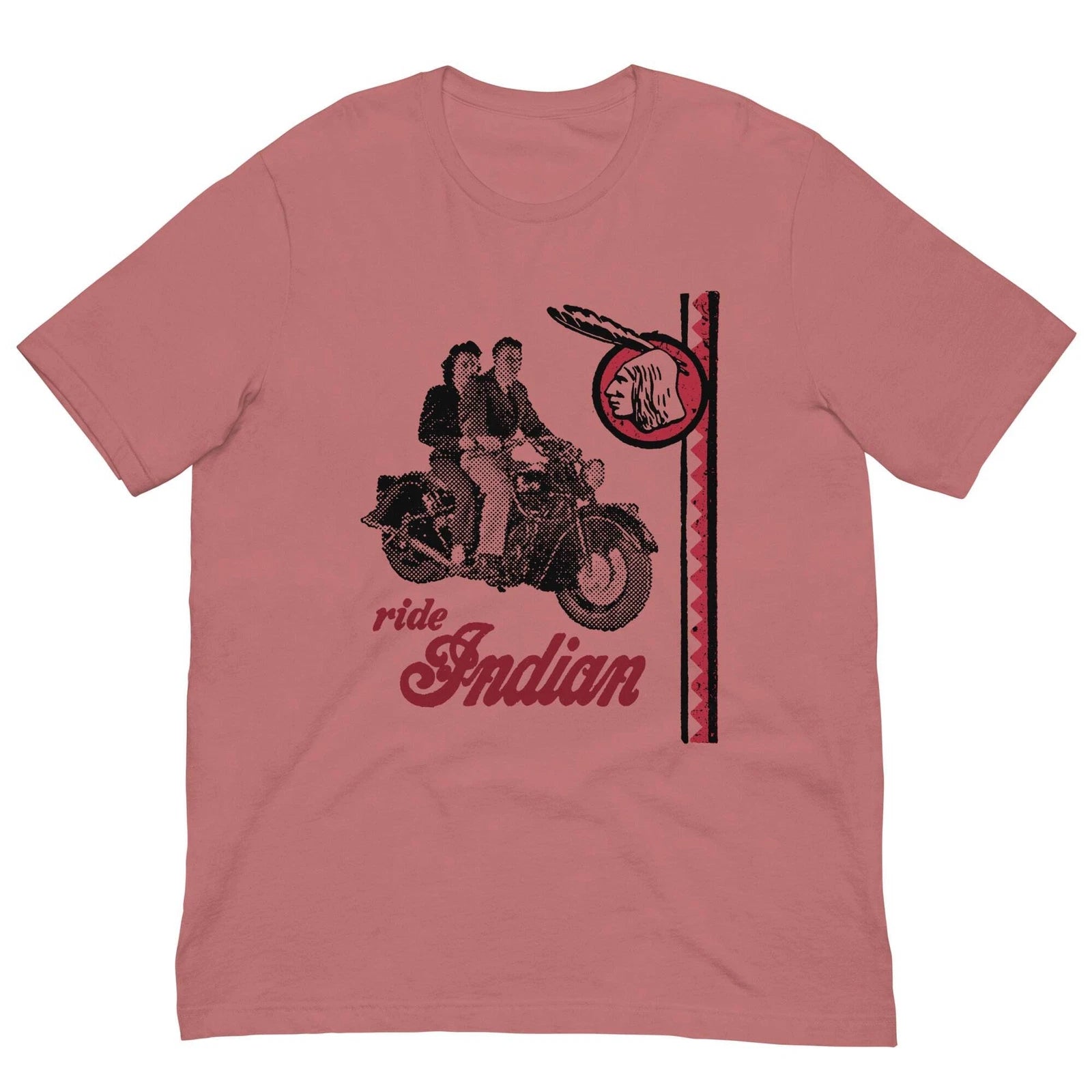 Indian Motorcycle Vintage Retro T Shirt Classic Men Women
