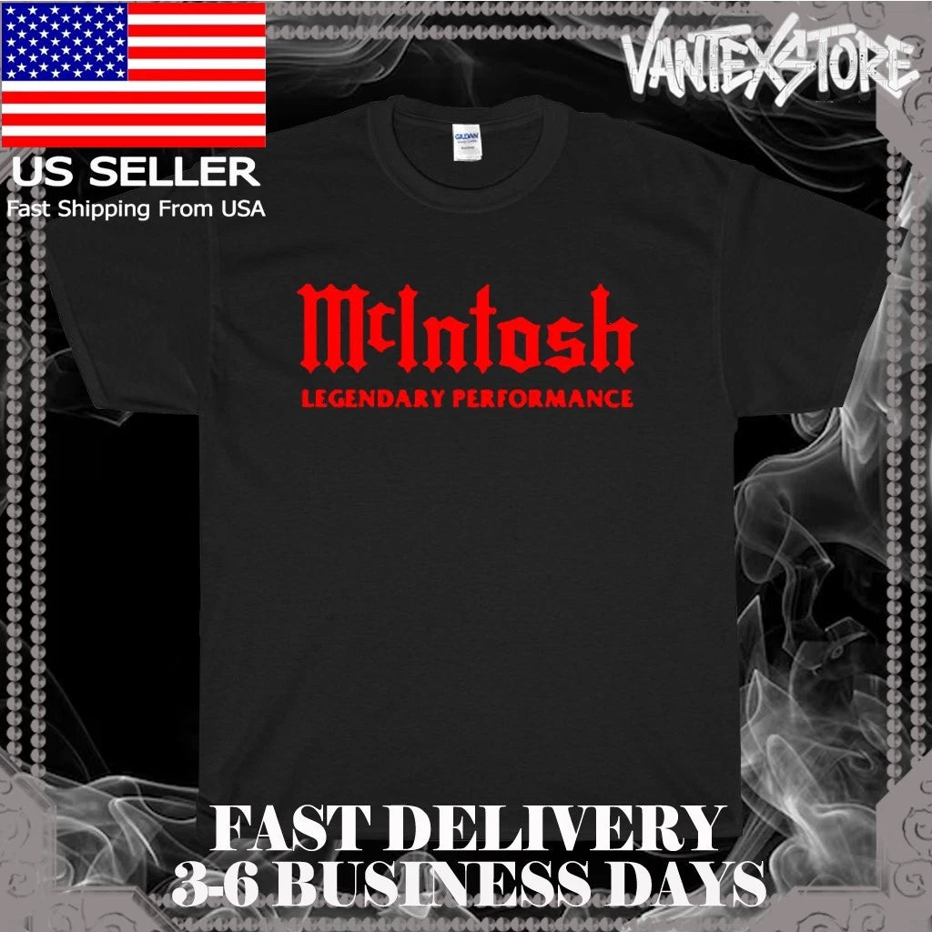 NEW SHIRT MCINTOSH AMPLIFIERS LEGENDARY LOGO MEN'S T-SHIRT FUNNY USA SIZE S-5XL