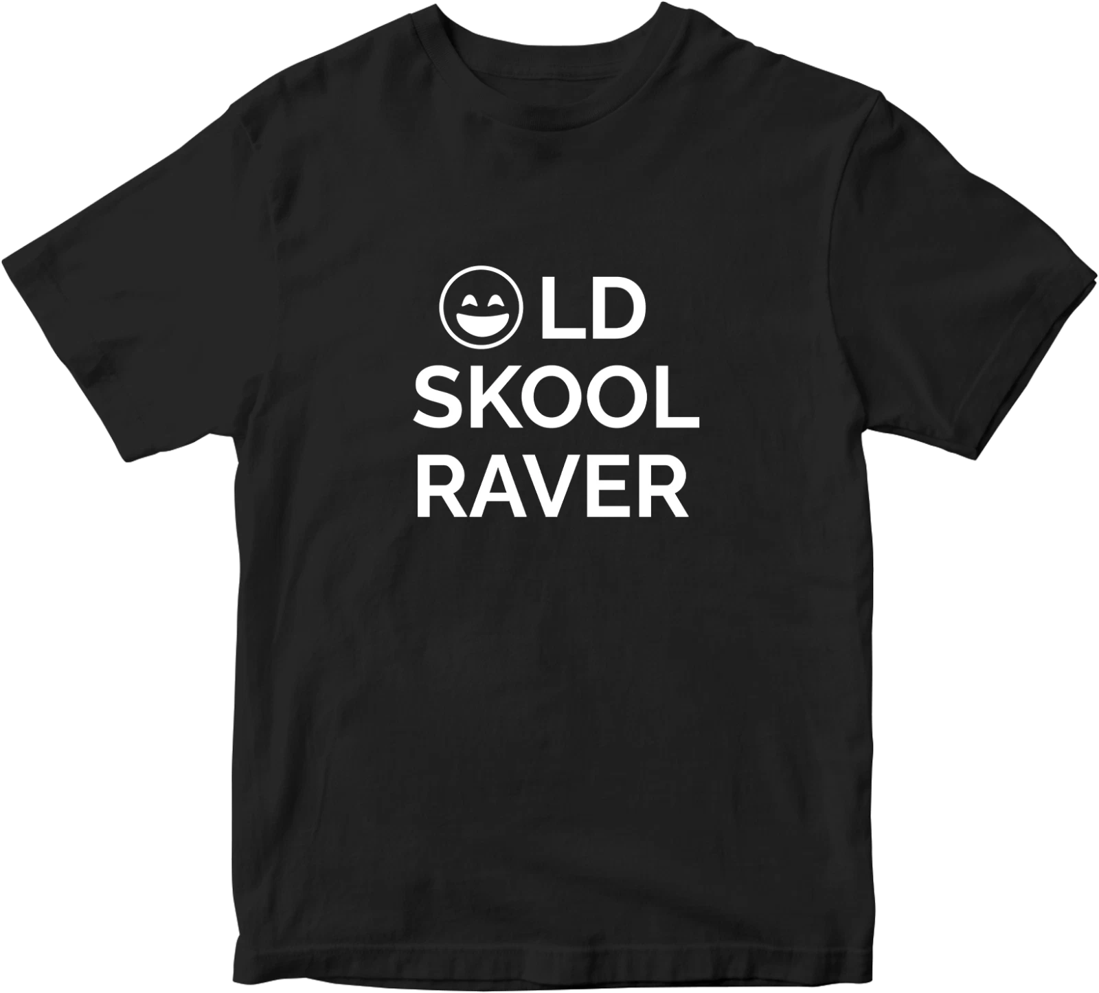 OLD SKOOL RAVER T-shirt Dance Festival Clubbing Dj Rave Celebration Party Gifts
