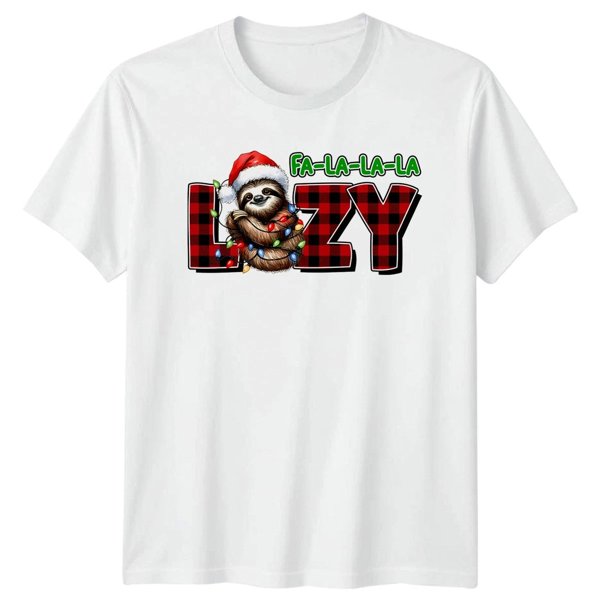 Fa-La-La-La Lazy T-Shirt Sloth Christmas Christmas Gift For Him And Her