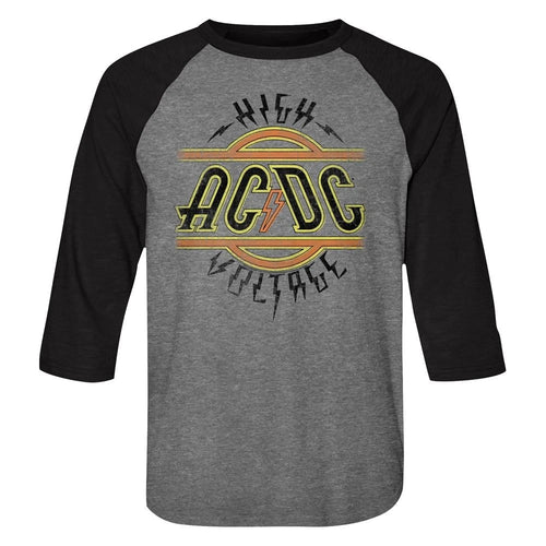 AC/DC High Voltage 3/4 Sleeve Raglan T-Shirt