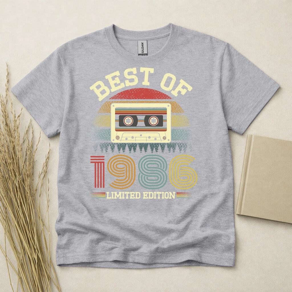 Best Of 1986 40th Birthday T Shirt Custom Year Gift Gildan Heavy Cotton Tee